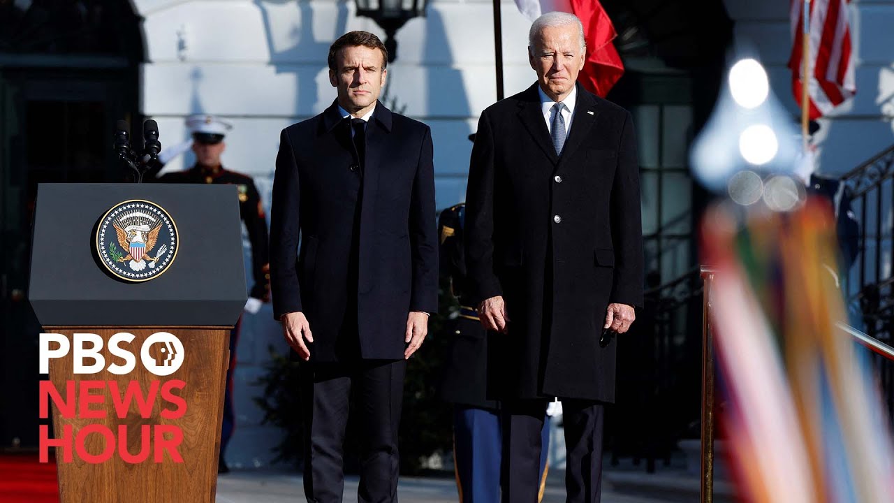 WATCH LIVE: Biden and France's Macron holds news briefing as tensions brew over U.S. climate law