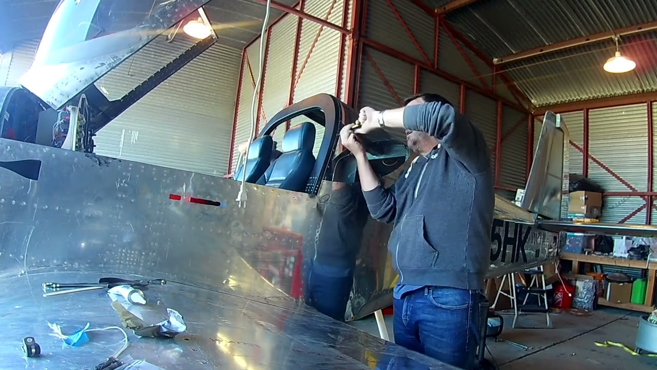 Aviation: Vans RV Aircraft - RV-14 Rear Window Install
