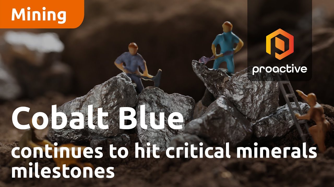 Cobalt Blue continues to hit critical minerals milestones