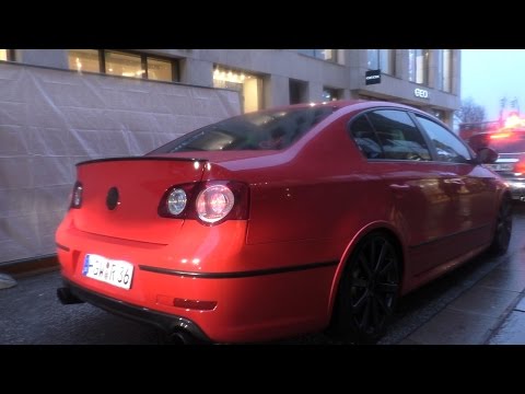 VW Passat R36 w/ Bull-X Exhaust - Revs and LOUD Accelerations