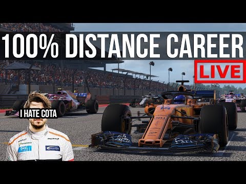 F1 2018 - 100% Distance Career Mode | Round 18: COTA