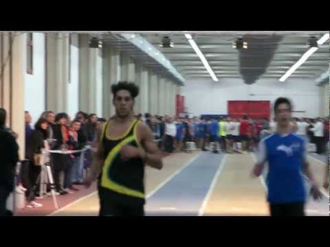 MANIFESTAZIONE REGIONALE INDOOR C.R. FIDAL LAZIO 60 piani Allievi batteria 6 DE IACOVO Manuel