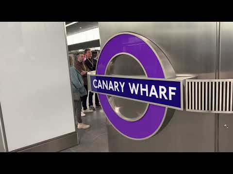 Canary Wharf Elizabeth Line Crossrail Station 24/04/22