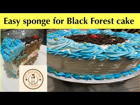 Easy sponge cake recipe| Classic best sponge cake for Black Forest cake| اسپنج کیک بنانا بہت آسان