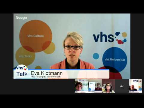 vhsTalk 21.10.2015 Deutsch für Flüchtlinge - Neues vom DVV