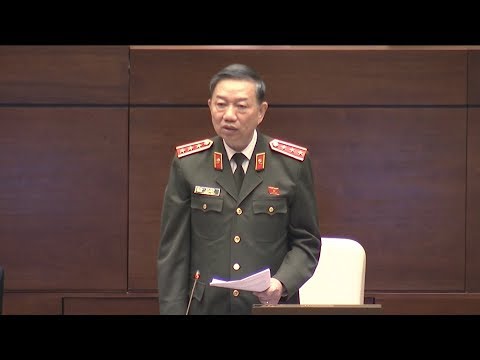 Giải trình ý kiến đại biểu chung quanh dự án Luật Công an nhân dân (sửa đổi)