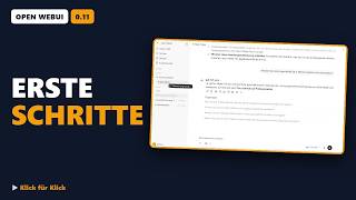 Open WebUI Tutorial: Oberfläche verstehen und Chats organisieren