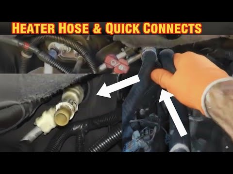 How To Replace The Heater Hoses And Adapters On A 2000-2007 GMC Yukon/Chevy Suburban