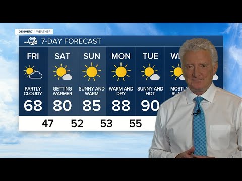 Cool, wet weather will come to an end in Denver