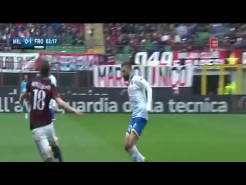 Luca Paganini Goal ~ AC Milan vs Frosinone 0 1 ~ 10 5 2016 Serie A