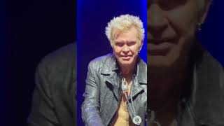 Billy idol captivating his audience at Ruth Eckerd Hall, Clearwater, Florida ￼