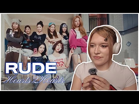 Hearts2Hearts 하츠투하츠 &lsquo;RUDE!&lsquo; MV REACTION 