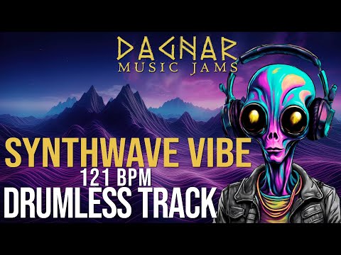 Synthwave Vibe - DRUMLESS TRACK | 121 BPM | Play Along for Drummers
