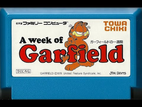 A WEEK OF GARFIELD on the FAMICOM.