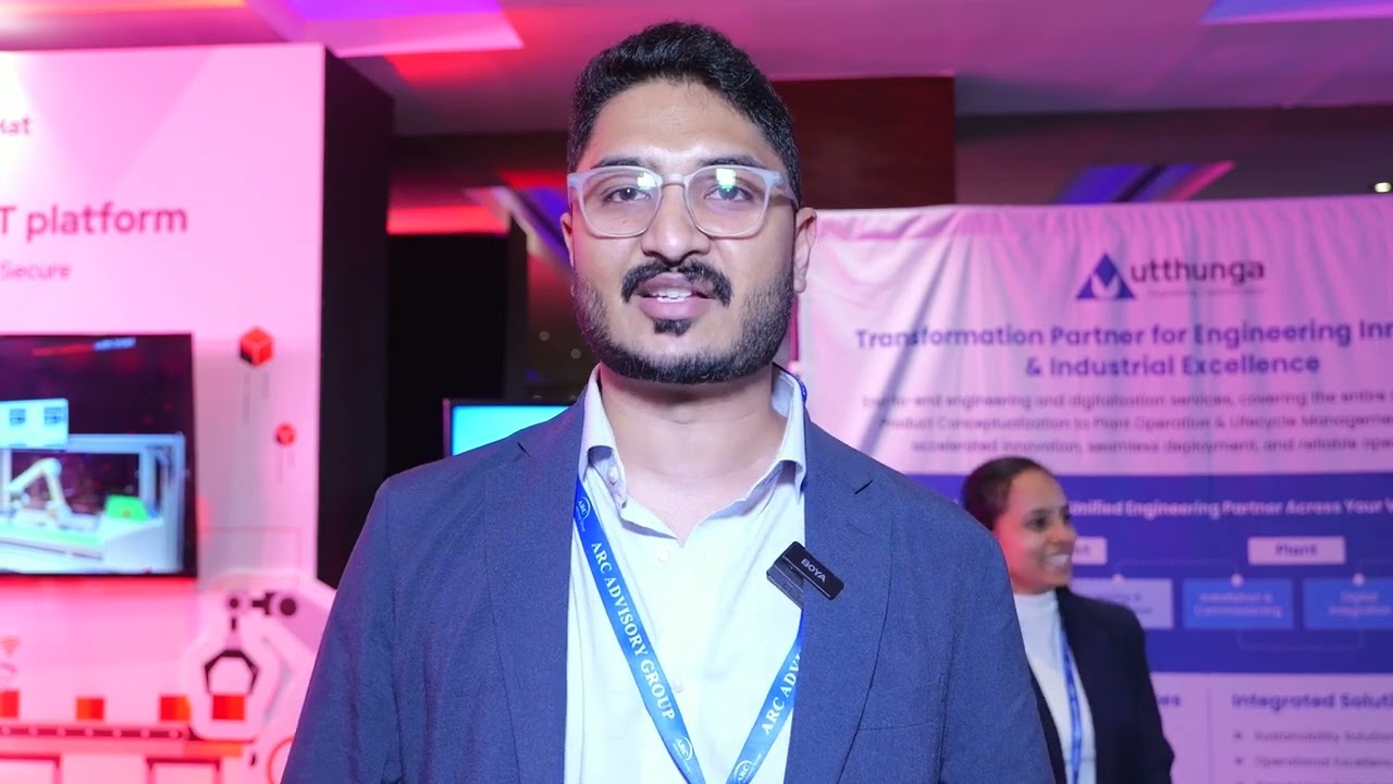 Executive Interview with @Utthunga Nithin Shamraju @ARCadvisory Bangalore Forum