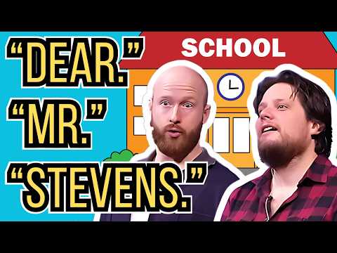 DEAR TEACHER | The LETTERS Game (they can only speak one word at a time) | Shoot From The Hip