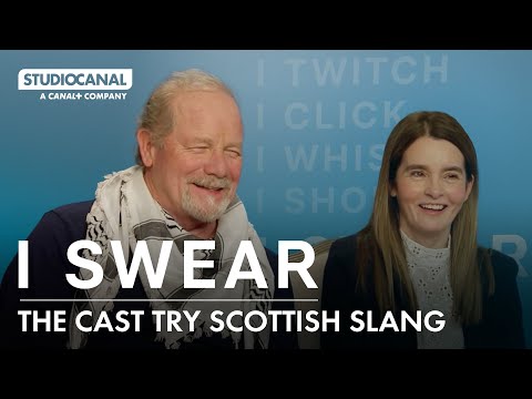 The cast of I SWEAR Practice Their Scottish Slang