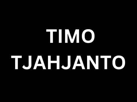 How to Pronounce "Timo Tjahjanto " in English Language?[How to say Timo Tjahjanto ?]
