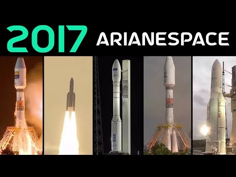 Rocket Launch Compilation 2017 - ArianeSpace