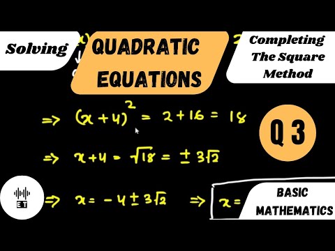 Solving Quadratic Equations Quadratic Formula Method Questions 10