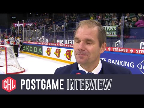 Postgame interviews: Färjestad Karlstad - EHC Biel-Bienne