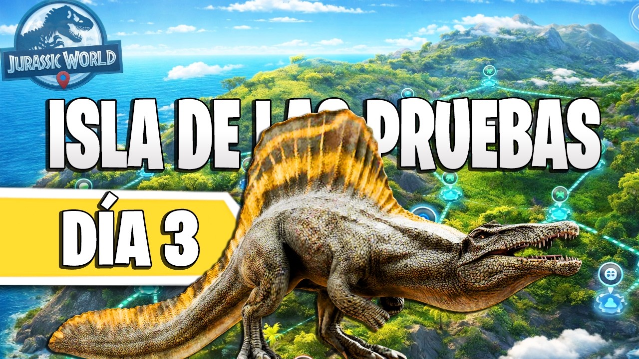 ENEMIGOS NIVEL 31🌴 ISLA de las PRUEBAS 3.0 GUÍA COMPLETA #3 Jurassic World Alive