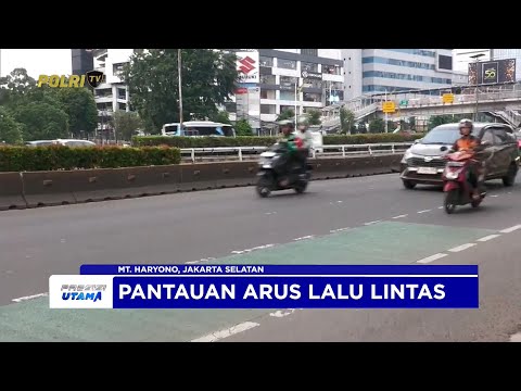 NTMC POLRI - PANTAUAN ARUS LALU LINTAS SORE DI MT. HARYONO, JAKARTA SELATAN 16/07/25