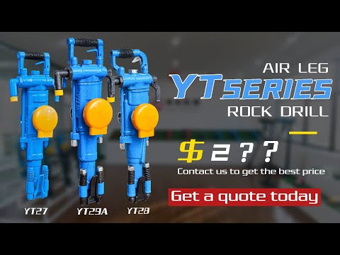 YT series rock drill product work real shot Contact us to get the best price | YT29A YT28 YT27models
