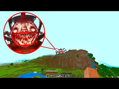 I Found NEW Choo Choo Charles in Minecraft PE!