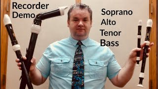Video thumbnail for RECORDER DEMO Soprano Alto Tenor Bass Yamaha YRA-302B III by Florentin Tise Plus
