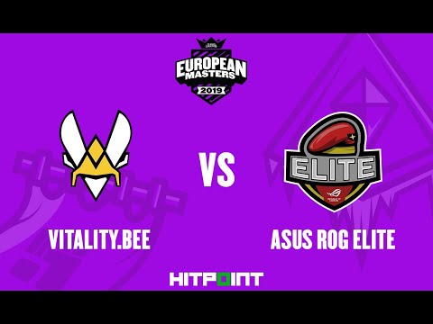 Vitality.Bee vs ASUS ROG ELITE @  EU Masters Summer 2019 Playin