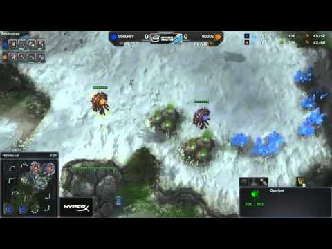 Soulkey vs Rogue ZvZ Game 1 IEM Asian Qualifier Heart of The Swarm StarCraft 2 blizzasc2 sc2 dota es