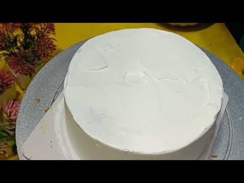 1/2 kg gel cake design ll Birthday cake design ll