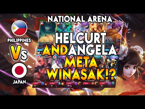 HELCURT AND ANGELA META NG TEAM JAPAN WINASAK NG TEAM PH - National Arena