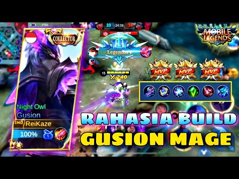 GUSION FAST HAND! BEST BUILD GUSION TOP 1 GLOBAL | GUSION FREESTYLE MONTAGE - MLBB