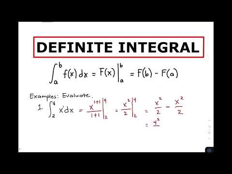 Definite Integral - Evaluating Definite Integrals | Integration Example