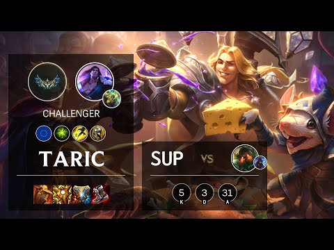 Taric Support vs Nautilus - EUW Challenger Patch 12.3