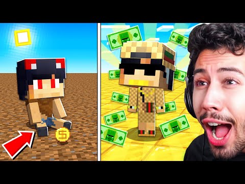 حياتي من مشرد فقير إلى مليونير أسطوري في قرية ماين كرافت !!؟