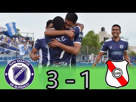 Primera C : SAN MARTÍN DE BURZACO 3 - 1 LUJÁN |