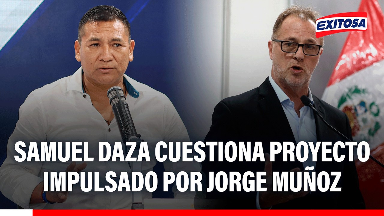 🔴🔵 Samuel Daza cuestiona infraestructura vial y proyecto impulsado por Jorge Muñoz
