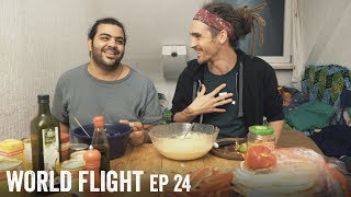SYRIAN COOKING LESSON - World Flight Episode 24