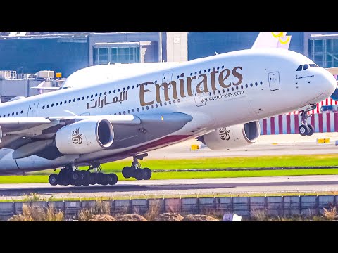 43 CLOSE UP Landings and Take offs | BANGKOK Airport Plane Spotting | A380 B747 B777 A350 A330 ++