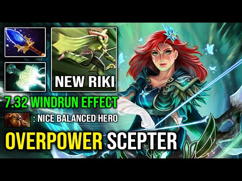 This NEW 7.32 Scepter Windranger is Too OP | WTF Becoming a Riki Brutal Raining Arrow Dota 2