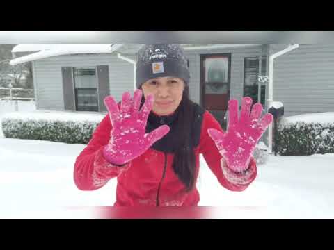 February 15,2021..snow at Nashville ARkansas USA.