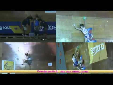 Climbing World Youth Championship 2012 Lead and Speed Singapore, SIN - Lead Finals
