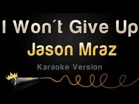 Jason Mraz - I Won't Give Up (Karaoke Version)