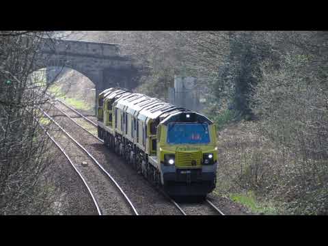 FL Convoy 70014, 66620, 66547, 66607, 70016, 70010 Hope ( Earles )- Crewe B.H @ Apethorn Lane 3/4/21