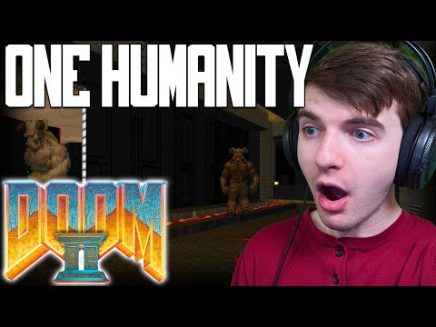 One Humanity - John Romero's New Doom 2 Level Full Walkthrough
