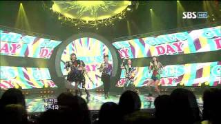 Girl&#39;s day - Tilt my head (걸스데이 - 갸우뚱) @ SBS Inkigayo 인기가요 100711