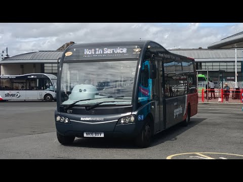 Go North East Optare Solo SR S&D Graphite 677 Leaves Park Lane Interchange